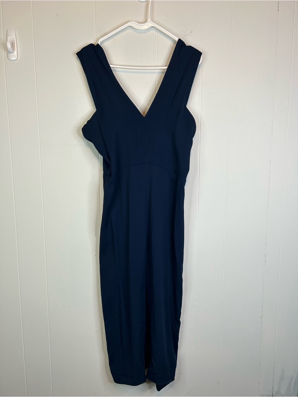 Reiss Women’s Size 8 Sleeveless Andi Midi Dress Navy New 333